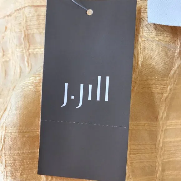 J. Jill Womens Plaid Boxy Lightweight Gauze Pullover Kimono Blouse Top Size L - Picture 7 of 9